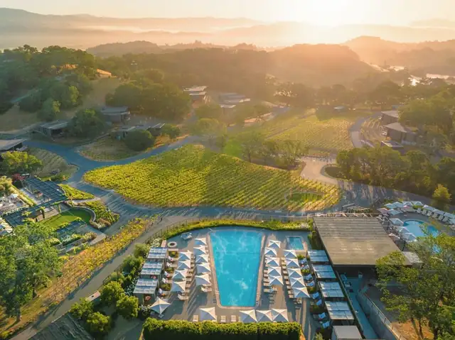Montage Healdsburg em Healdsburg, vista geral do resort entre vinhedos